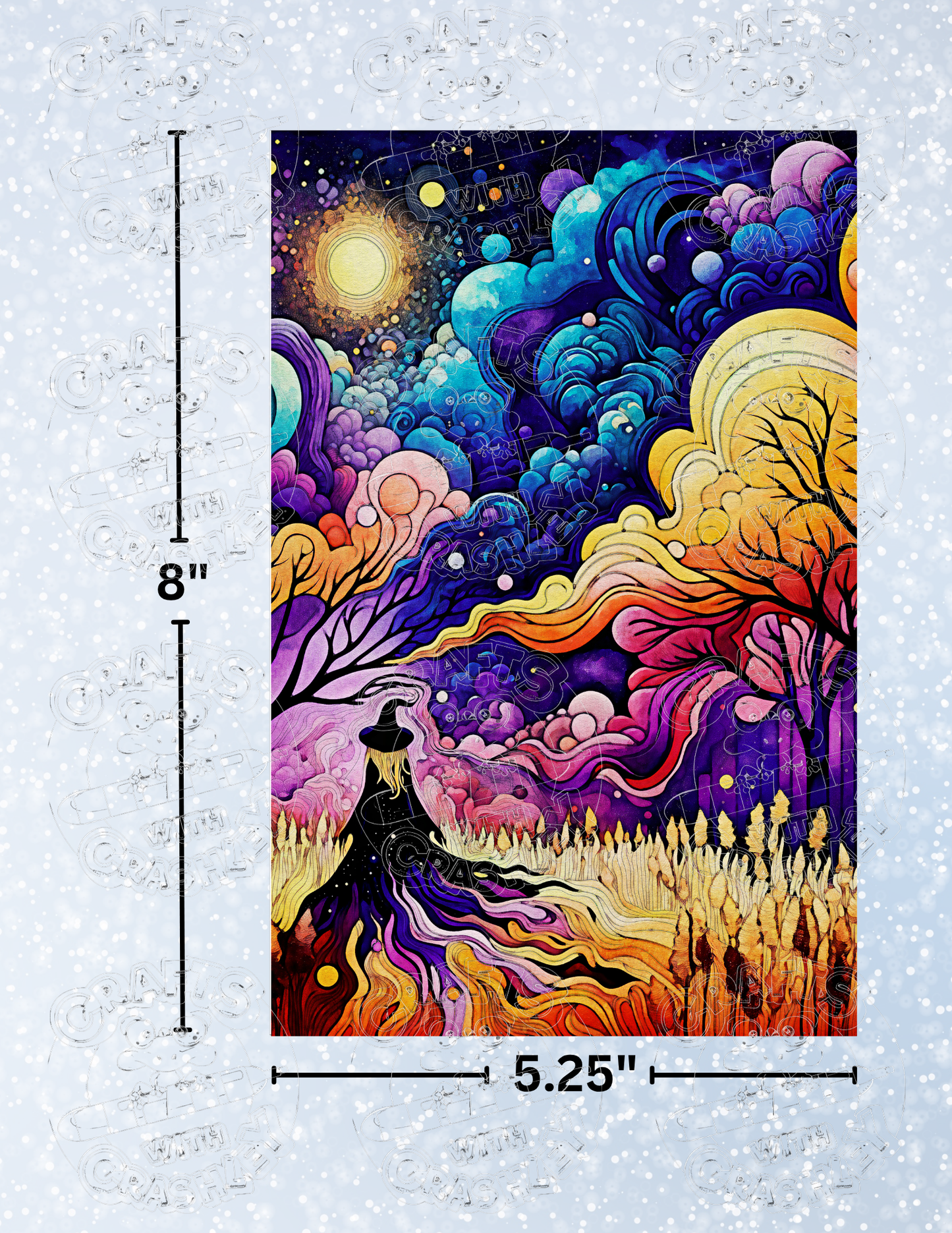 "The Witch's Way" by ©Peggy Collins Premium Decorative Release Papers for Diamond Painting