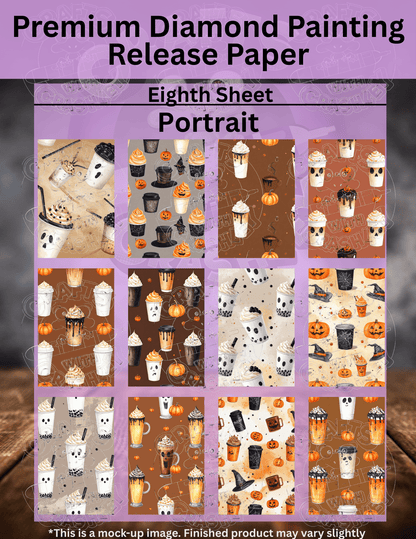 Halloween Drinks Combo Pack Premium Release Paper for Diamond Painting