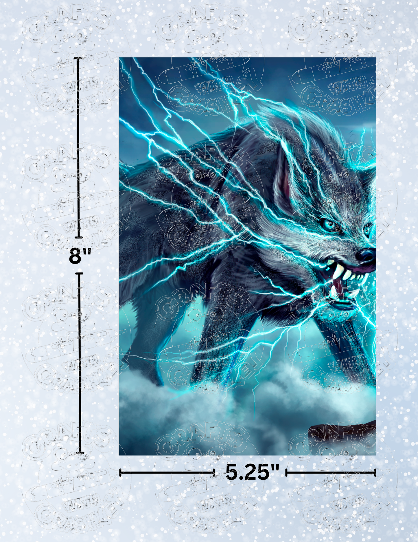 "Raiju Beast God" by ©Anthony Christou Premium Decorative Release Papers for Diamond Painting