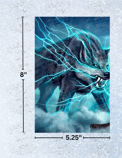 "Raiju Beast God" by ©Anthony Christou Premium Decorative Release Papers for Diamond Painting