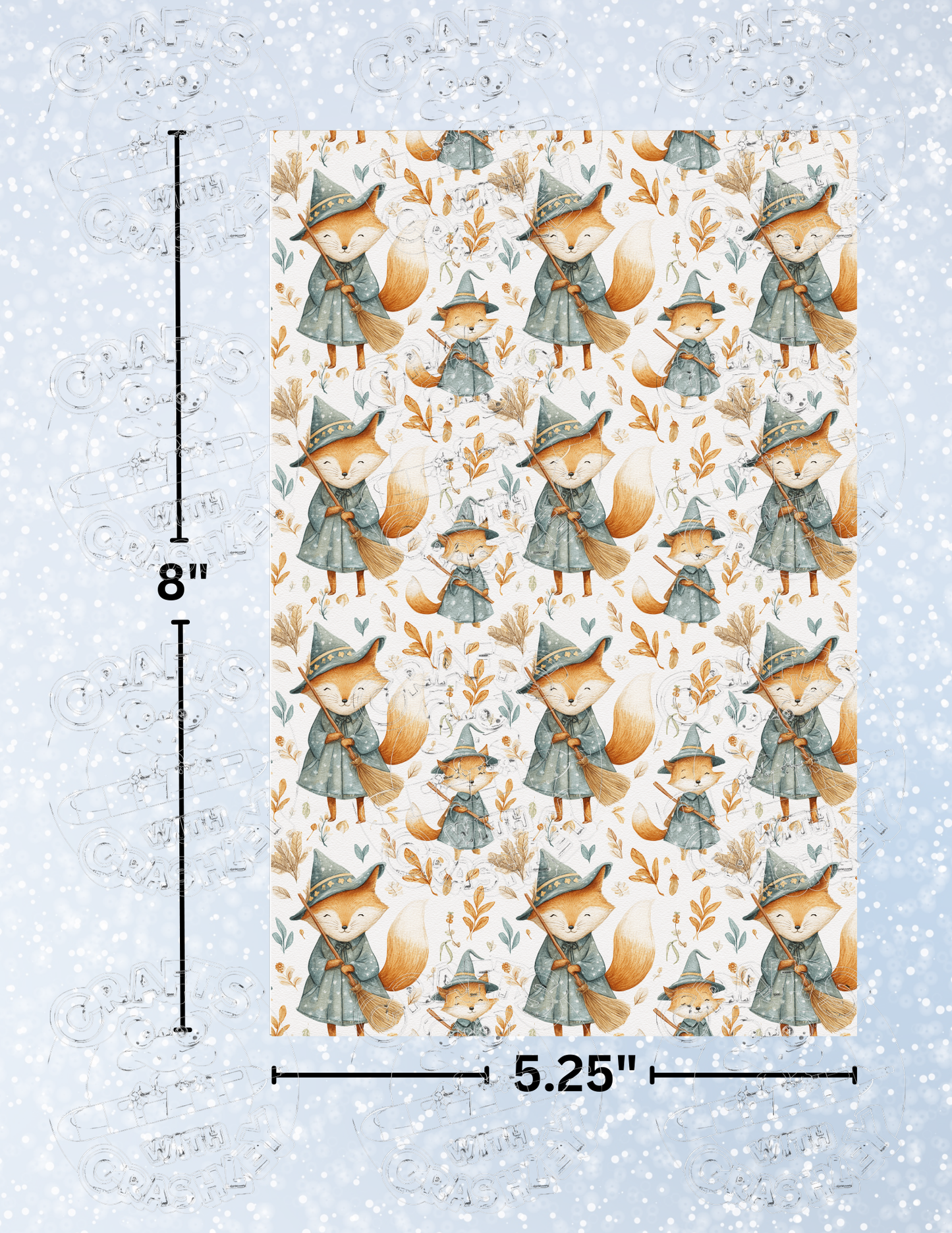 "Witchy Foxes" Premium Decorative Release Papers for Diamond Painting