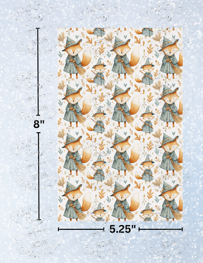 "Witchy Foxes" Premium Decorative Release Papers for Diamond Painting