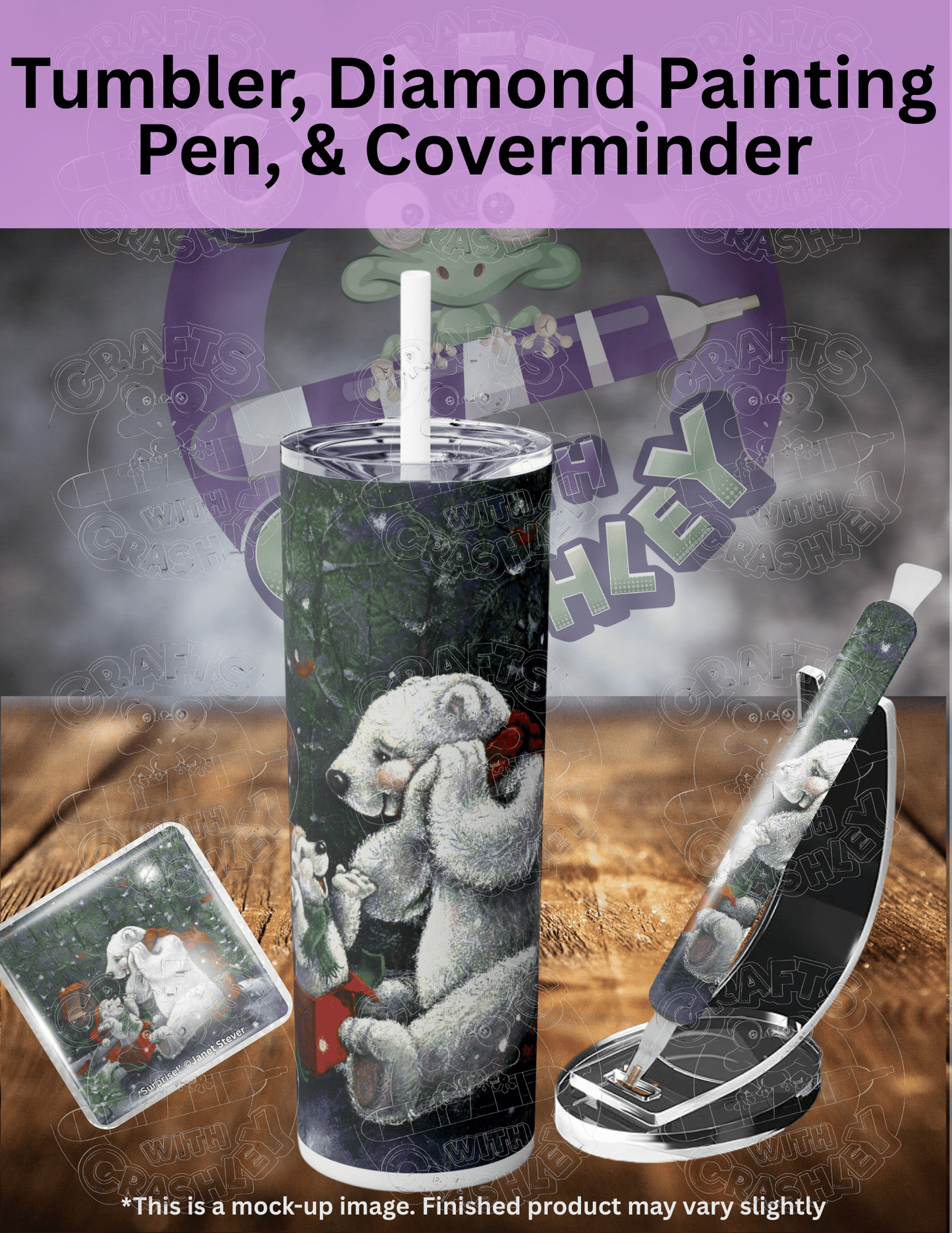 "Surprise!" by ©Janet Stever Premium Accessories for Diamond Painting