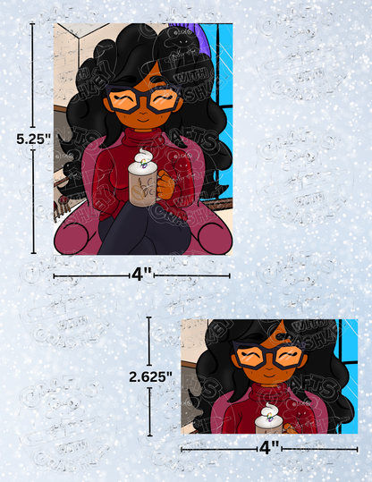 "Cozy Cafe" by Mrs Coffee Decorative Diamond Painting Release Papers