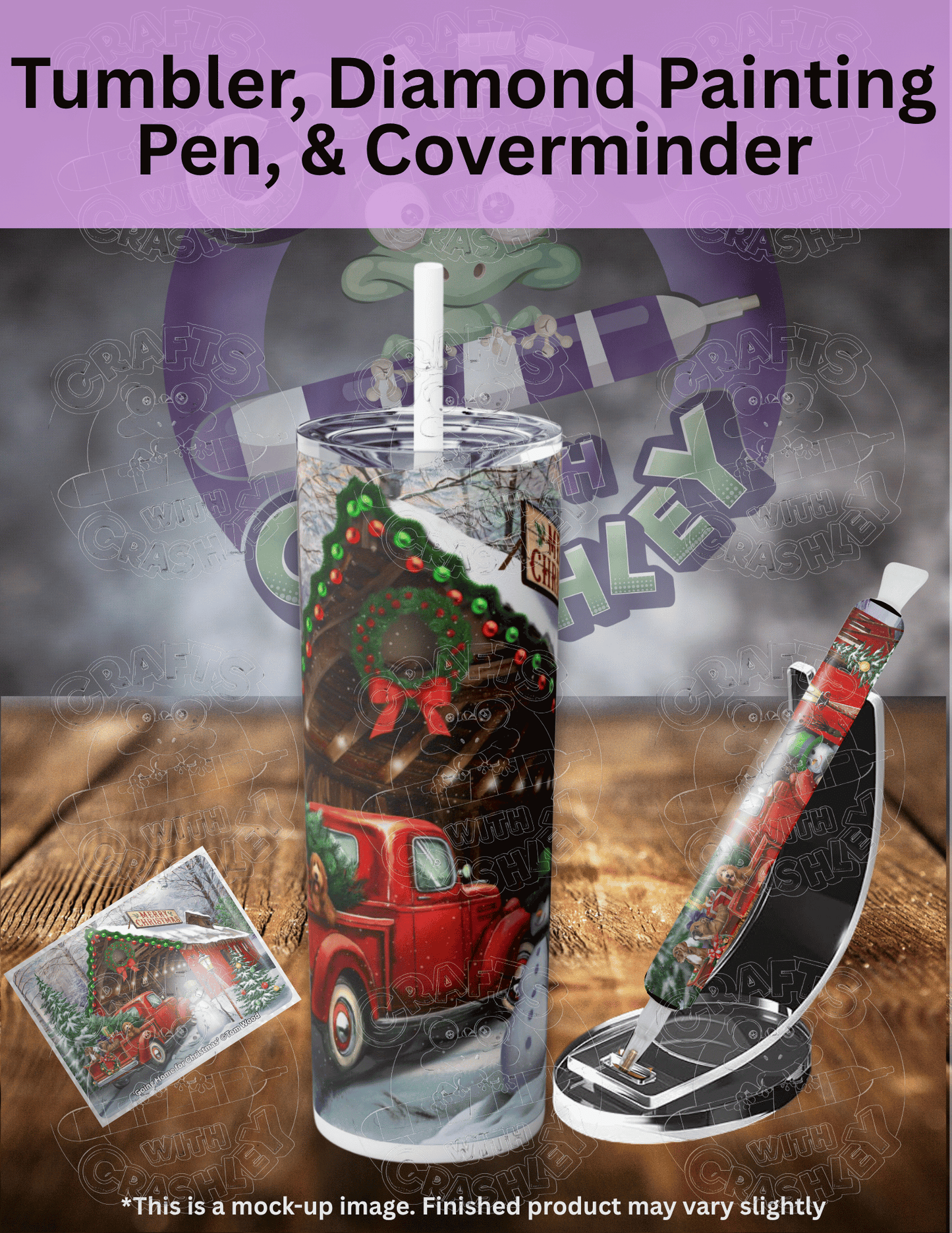 "Going Home for Christmas" by ©Tom Wood Premium Accessories for Diamond Painting