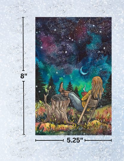 "With the Stars" by ©Kat Fedora Premium Decorative Release Papers for Diamond Painting