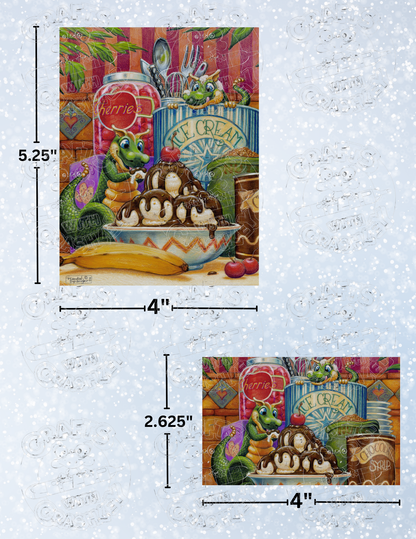 "Sundae Delight" By ©Randal Spangler Decorative Diamond Painting Release Papers