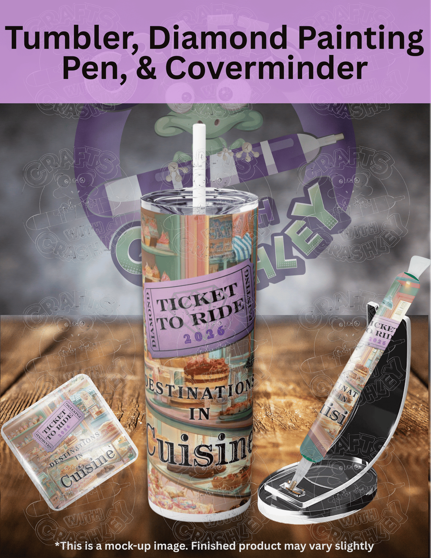 "Ticket to Ride 2026 Bakery" Premium Accessories for Diamond Painting