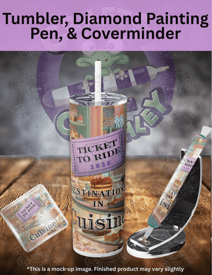 "Ticket to Ride 2026 Bakery" Premium Accessories for Diamond Painting