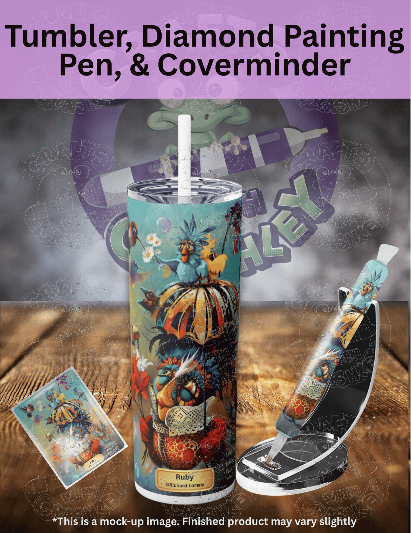 "Ruby" by ©Richard Lorenz Premium Accessories for Diamond Painting