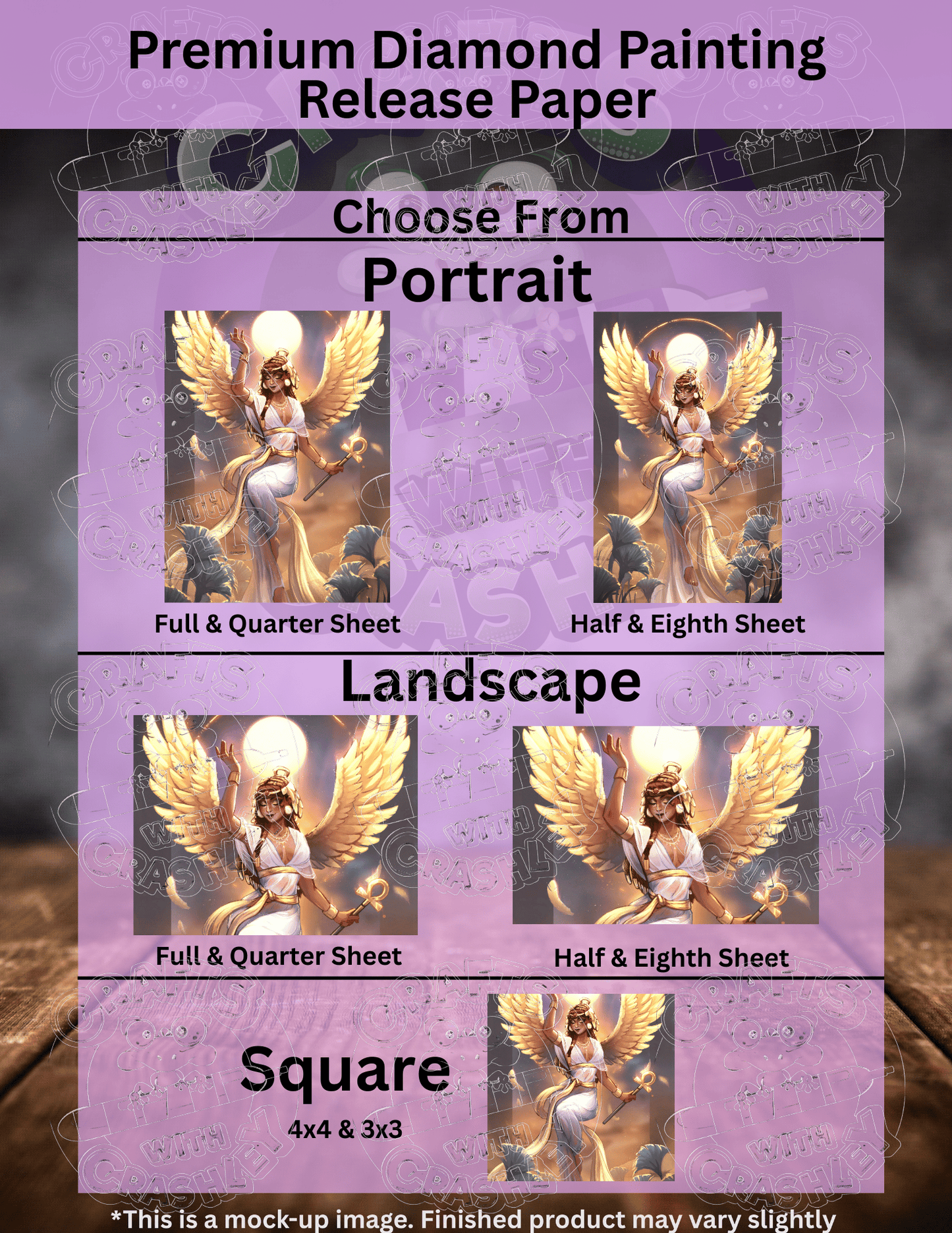 "Aset, Goddess of Magic and Healing" by ©ChrissaBug Premium Accessories for Diamond Painting