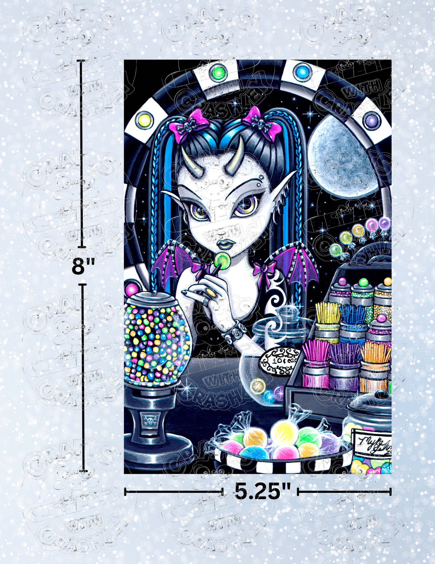 "Sugar" by ©Myka Jelina Premium Decorative Release Papers for Diamond Painting