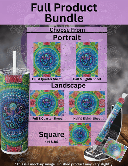 "Octopus" by ©Deborah Malcolm Premium Accessories for Diamond Painting