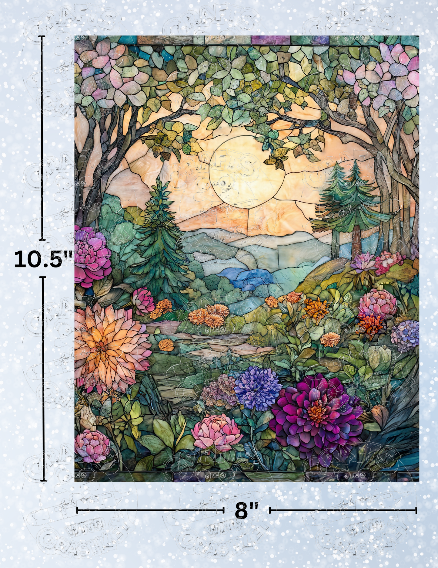 Product Bundle "Stained Glass Garden" by ©Claudia McKinney