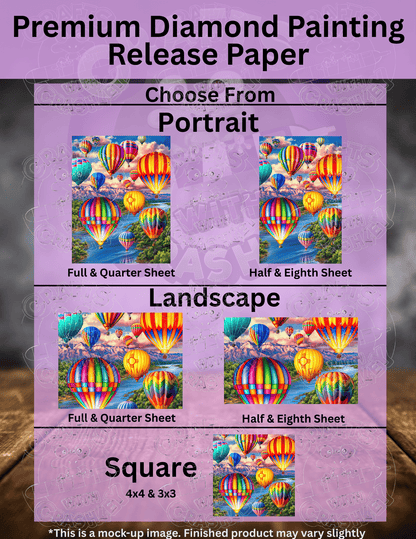 "Hot Air Balloons" by ©Dona Gelsinger Premium Accessories for Diamond Painting