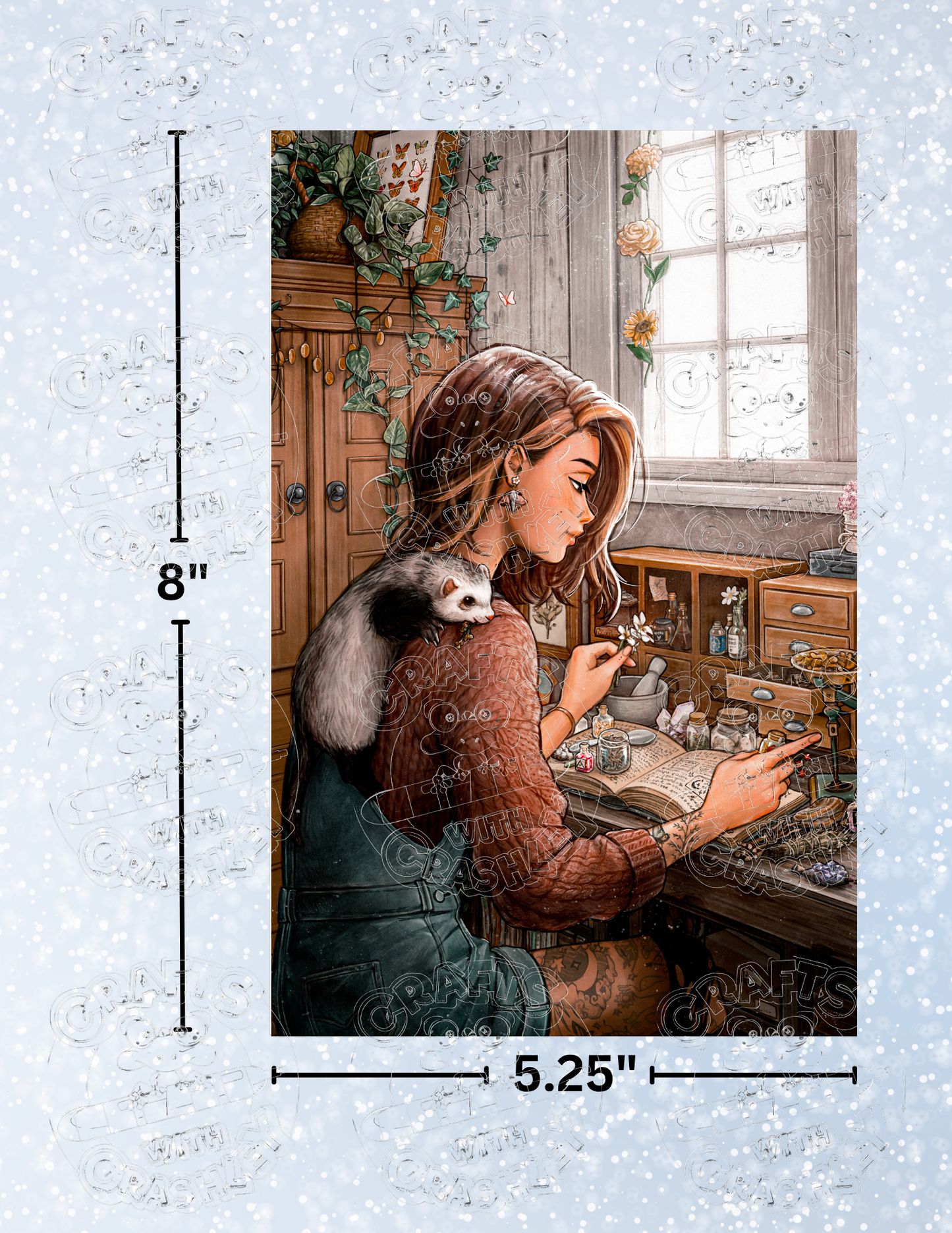 "Herbalist's Helper" by ©Ivy Dolamore Premium Decorative Release Papers for Diamond Painting