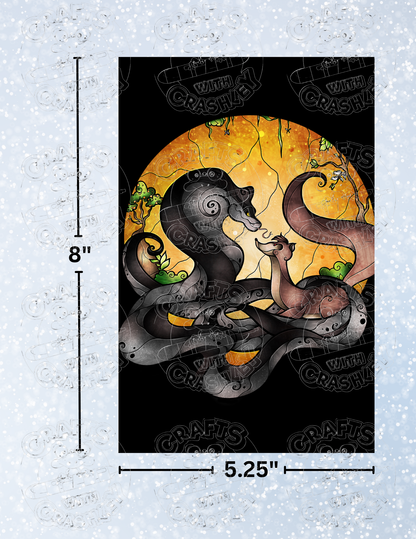 "Riki Tiki" by ©Mandie Manzano Premium Decorative Release Papers for Diamond Painting