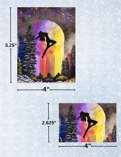 "Moon Rapture" by ©Deborah Malcolm Decorative Diamond Painting Release Papers