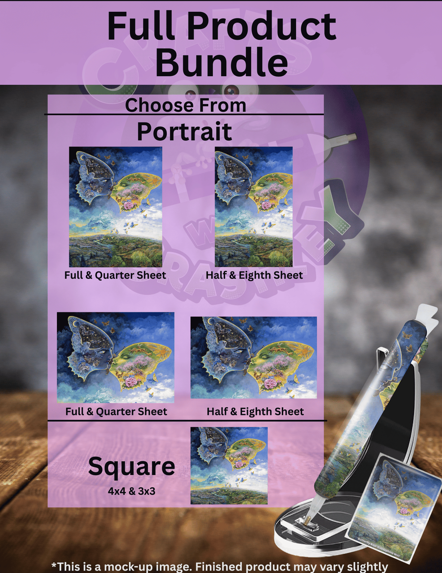 "Butterfly Kiss" by ©Josephine Wall Premium Accessories for Diamond Painting