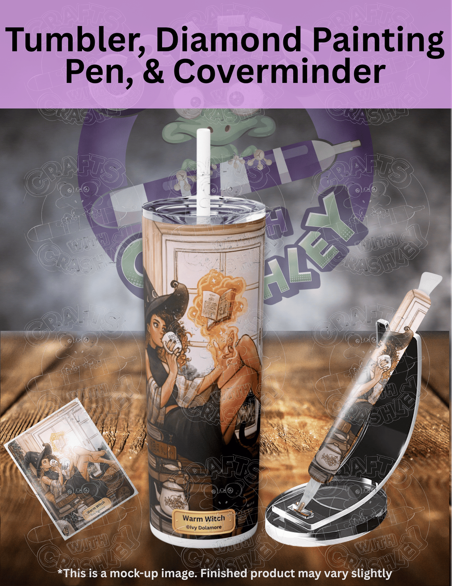 "Warm Witch" by ©Ivy Dolamore Premium Accessories for Diamond Painting