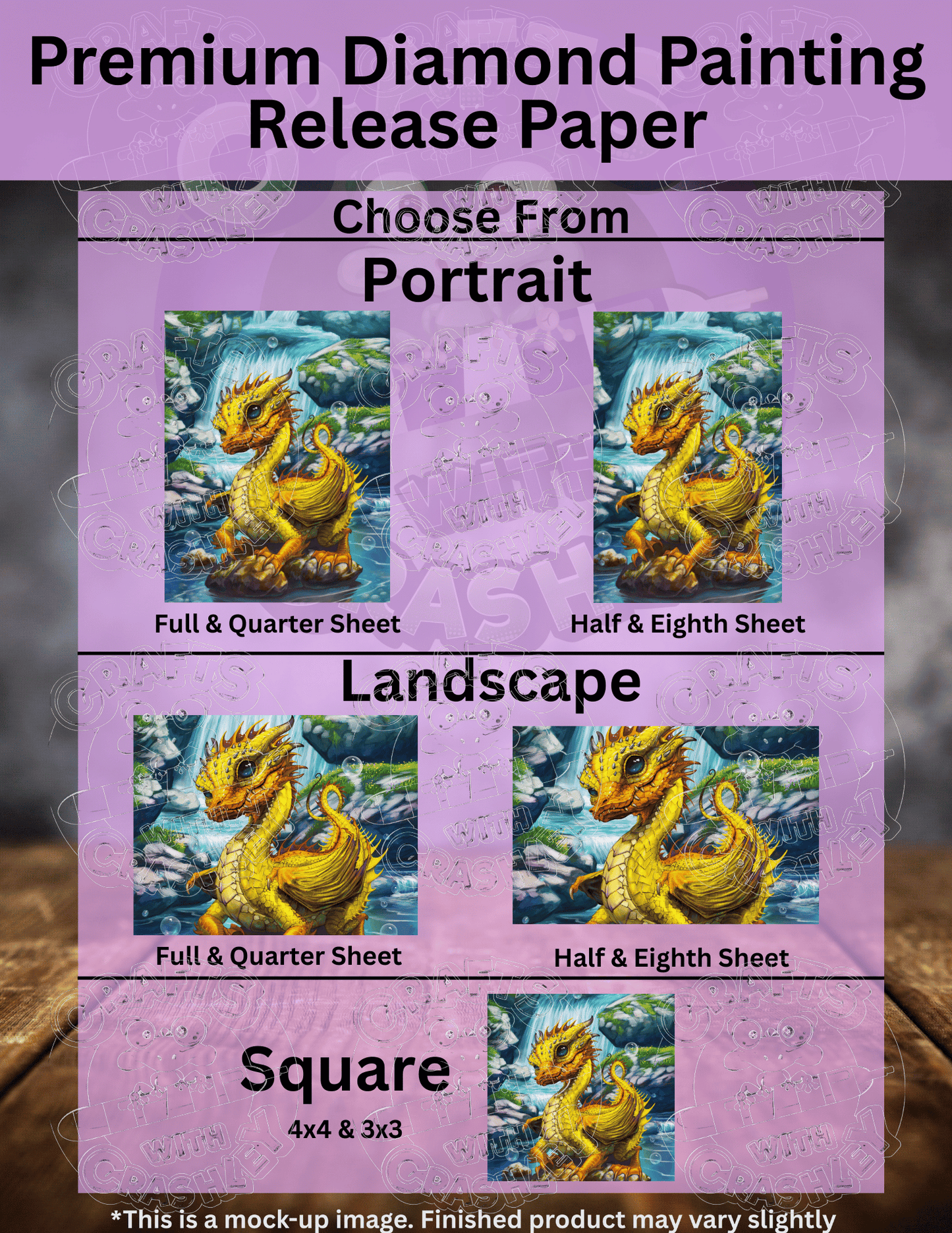 "Rubber Ducky Dragon" by ©Stanley Morrison Premium Accessories for Diamond Painting