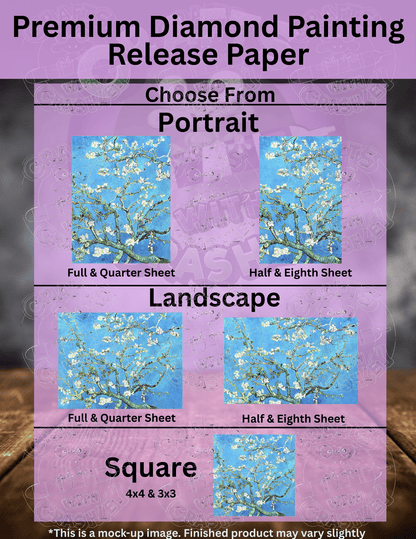 "Almond Blossoms" by Vincent Van Gogh Premium Accessories for Diamond Painting