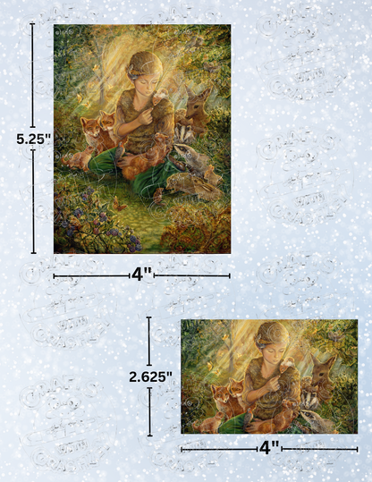 "Forest Friends" by ©Josephine Wall Decorative Diamond Painting Release Papers