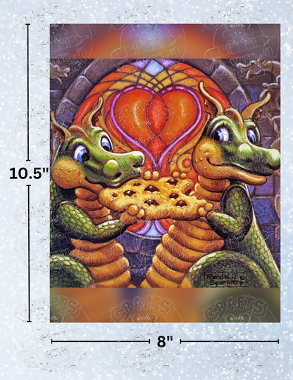 "It Tastes Better When We Share" by ©Randal Spangler Premium Decorative Release Papers for Diamond Painting