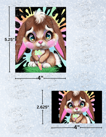 "Lil Bunny" by ©Sheena Pike Decorative Diamond Painting Release Papers