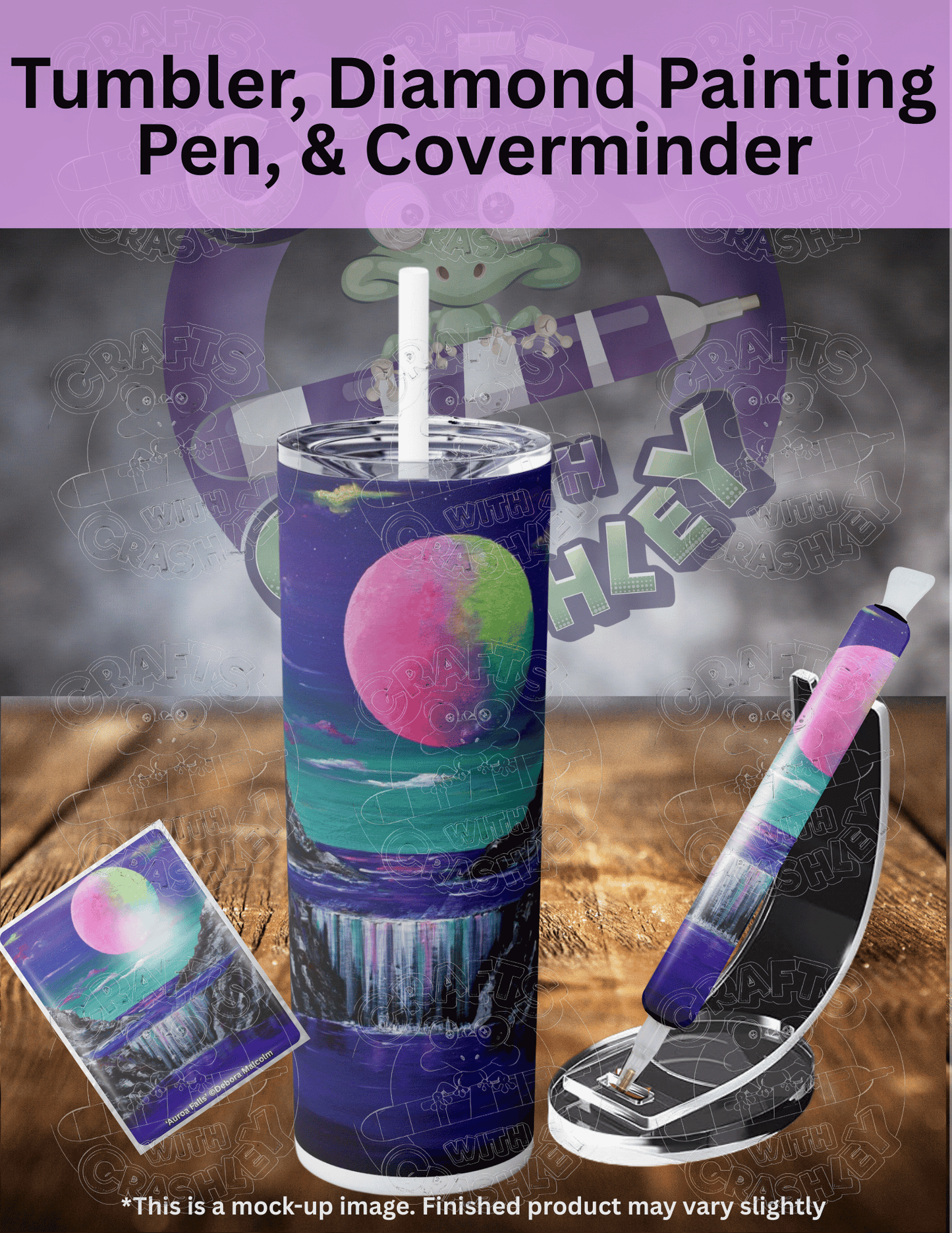 "Aurora Falls" by ©Deborah Malcolm Premium Accessories for Diamond Painting