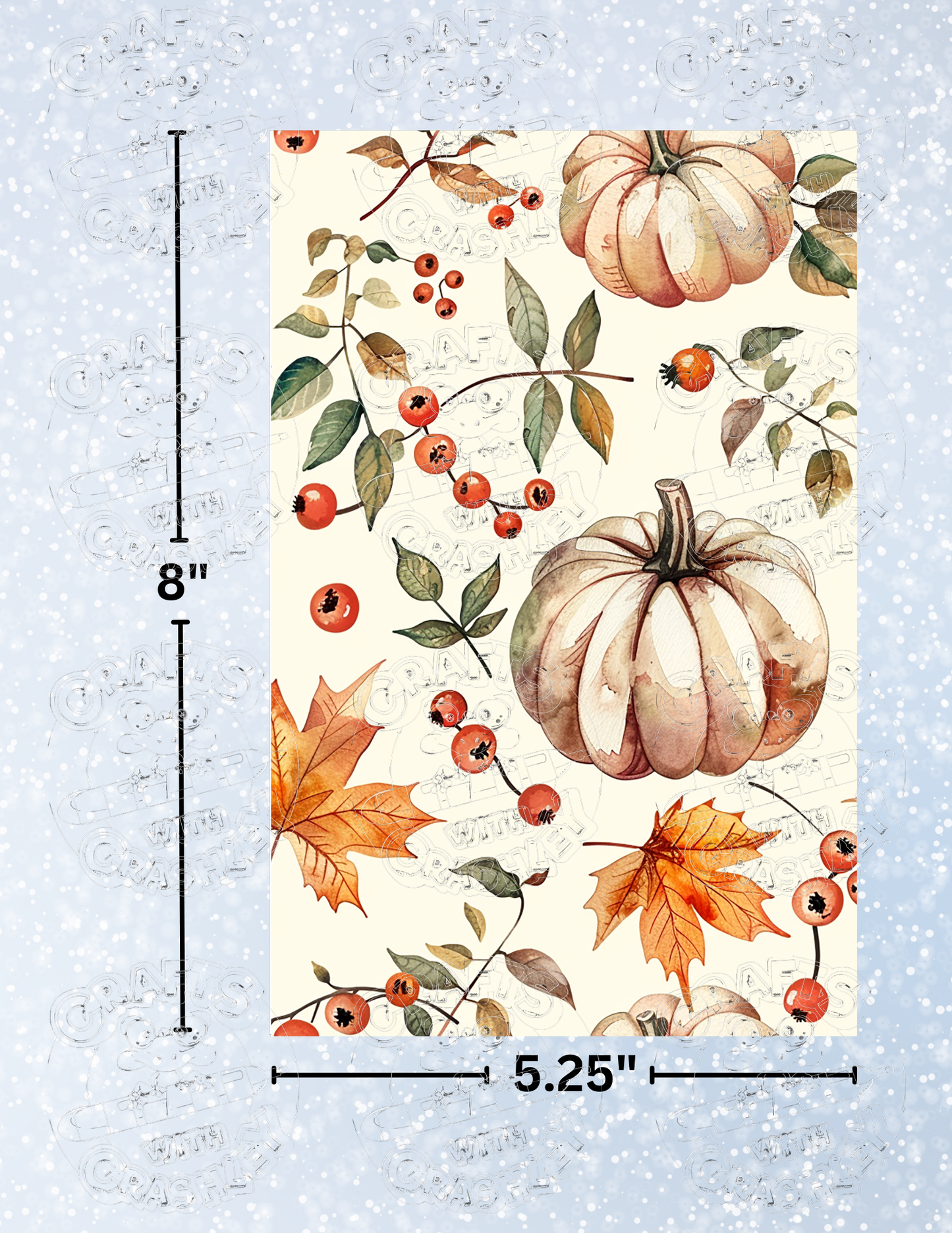 "Classic Fall" Premium Decorative Release Papers for Diamond Painting
