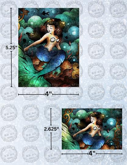 "Marinas Trio" by ©Mandie Manzano Decorative Diamond Painting Release Papers