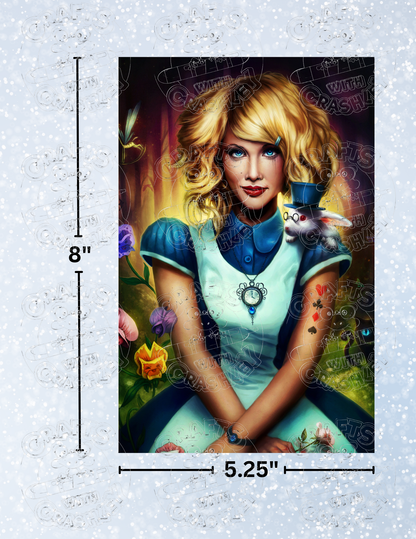 "Alice in Wonderland" by ©JoJoes Art Premium Decorative Release Papers for Diamond Painting