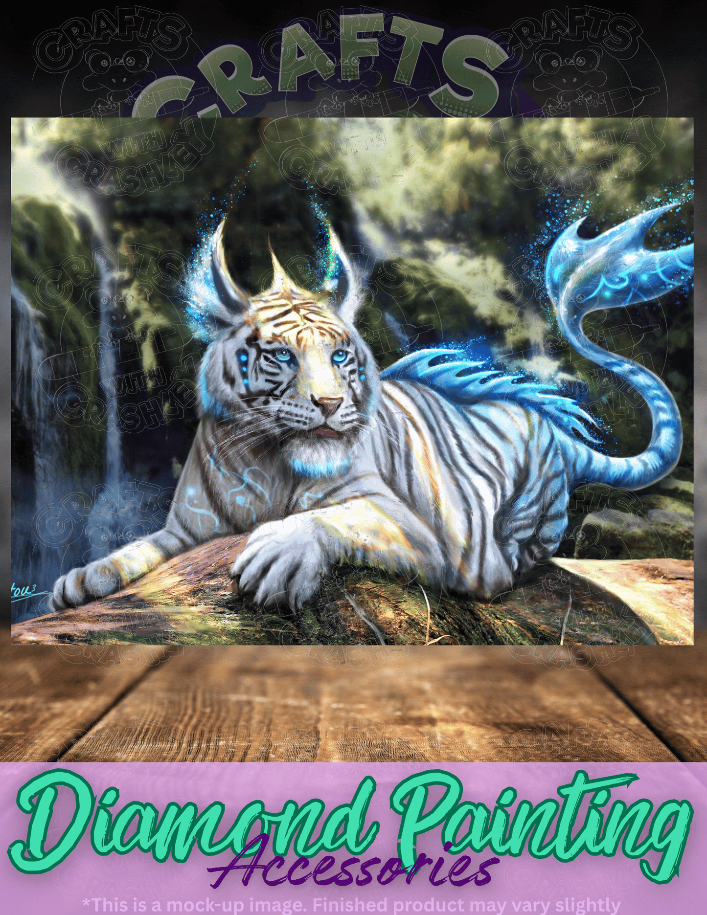 "Nero-Tiger" by ©Anthony Christou Premium Accessories for Diamond Painting