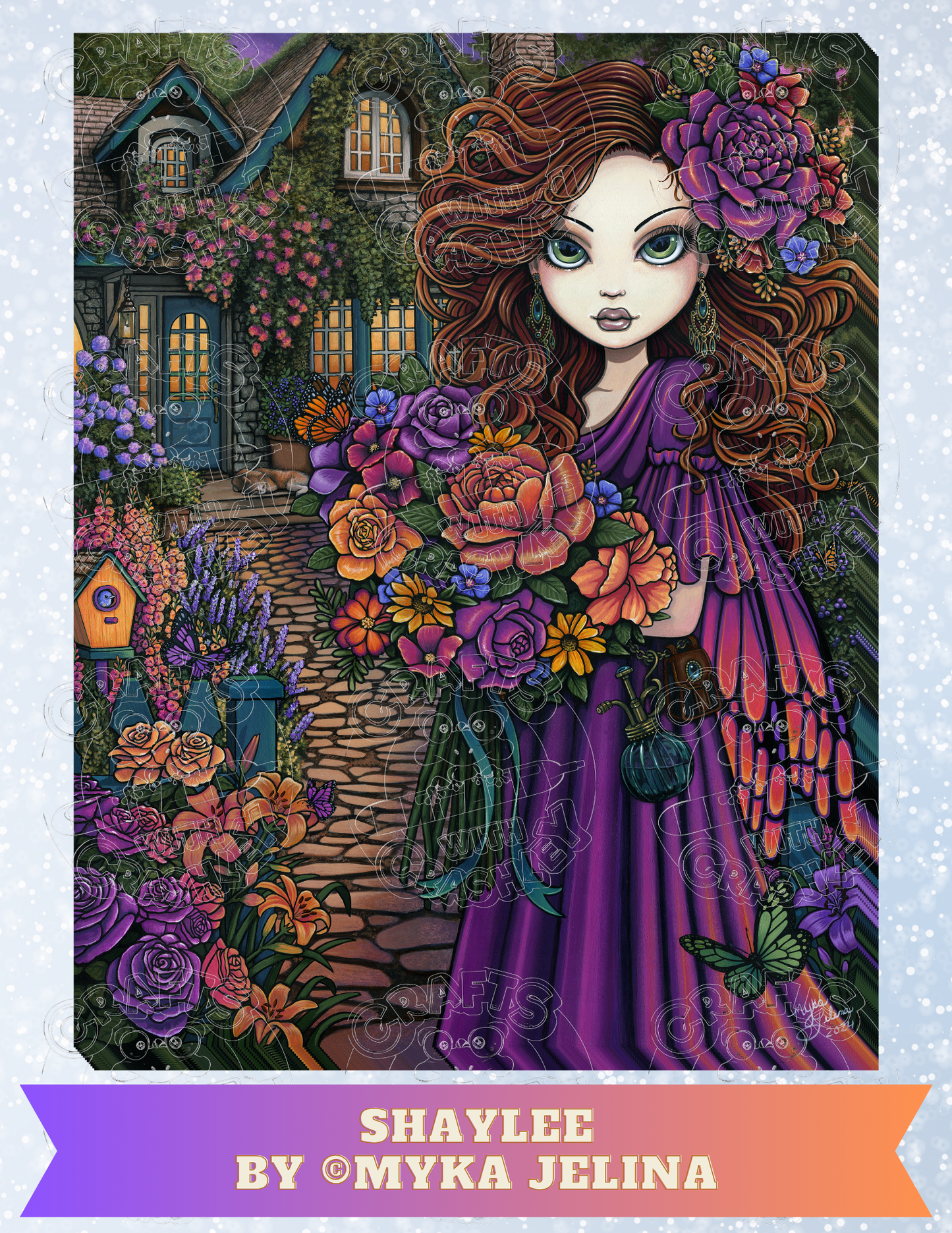 "Shaylee" by ©Myka Jelina Premium Decorative Release Papers for Diamond Painting