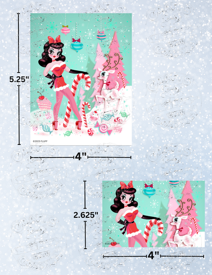 "Christmas Cutie" By ©Miss Fluff Decorative Diamond Painting Release Papers