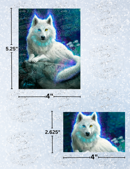 "Wolf Captuveri" By ©Anthony Christou Decorative Diamond Painting Release Papers