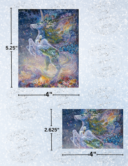 "Soul of a Unicorn" by ©Josephine Wall Decorative Diamond Painting Release Papers