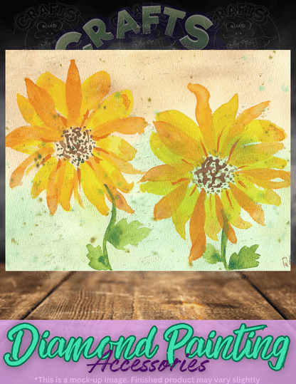 "Sunflower Morning" by ©Crafting & Crime Daily Premium Accessories for Diamond Painting
