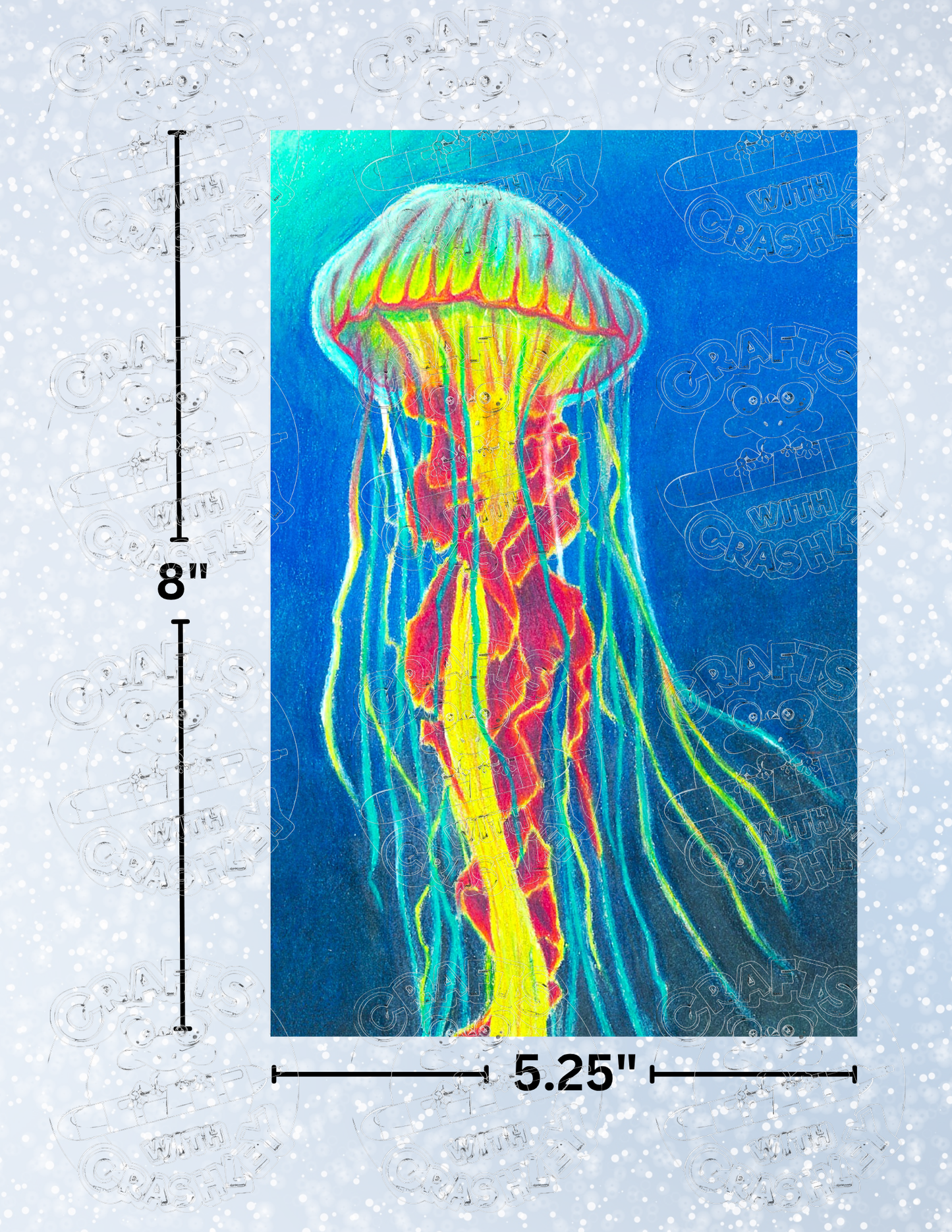 "Jelly Jewel" by ©Courtney Lyons Premium Decorative Release Papers for Diamond Painting