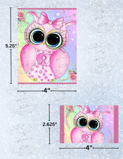 "Owl of Hope" by ©Sherri Baldy Premium Decorative Release Papers for Diamond Painting