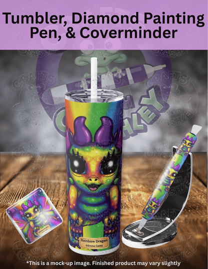 "Rainbow Dragon" by ©Emma Casey Premium Accessories for Diamond Painting