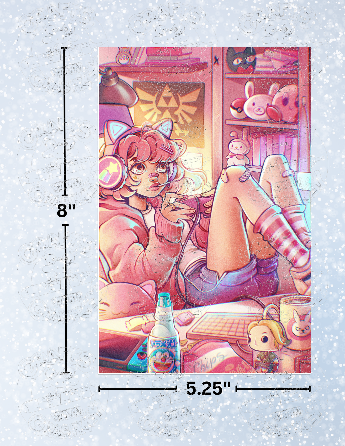 "Gamer Room" by ©Mrs Butter D Premium Decorative Release Papers for Diamond Painting