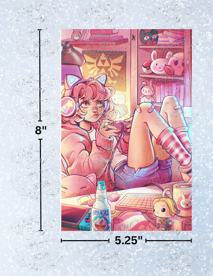 "Gamer Room" by ©Mrs Butter D Premium Decorative Release Papers for Diamond Painting