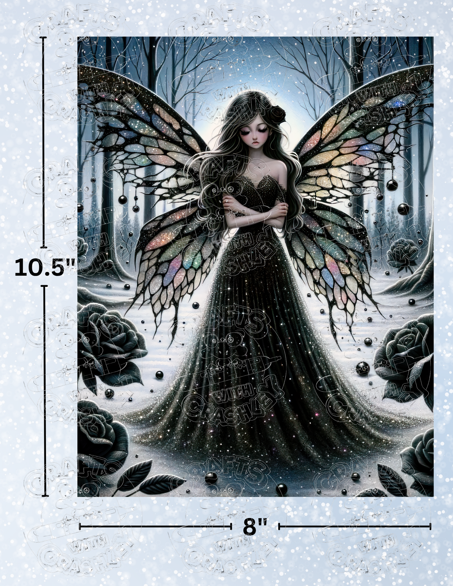 "Dark Winter" by ©Cocomarshmallow Premium Decorative Release Papers for Diamond Painting