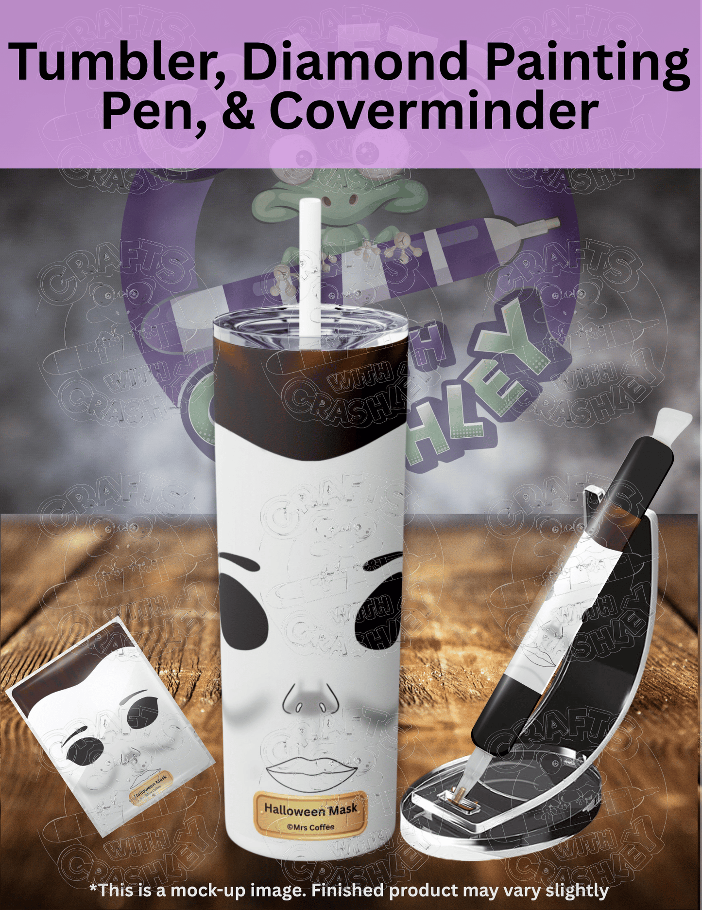 "Halloween Mask" by ©Mrs Coffee Premium Accessories for Diamond Painting