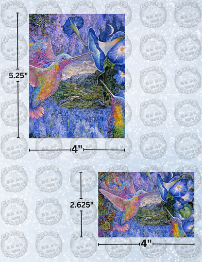 "Hitching a Ride" by ©Josephine Wall Decorative Diamond Painting Release Papers