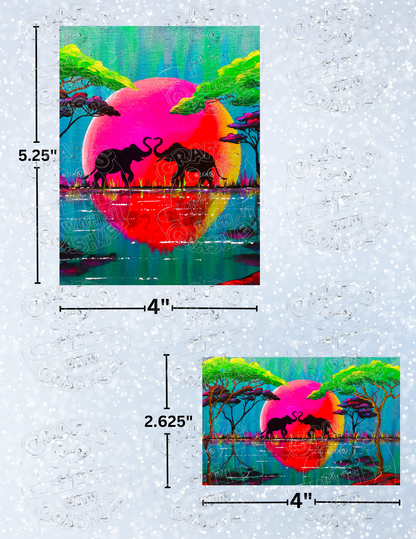 "Before the Stroll" by ©Deborah Malcolm Decorative Diamond Painting Release Papers