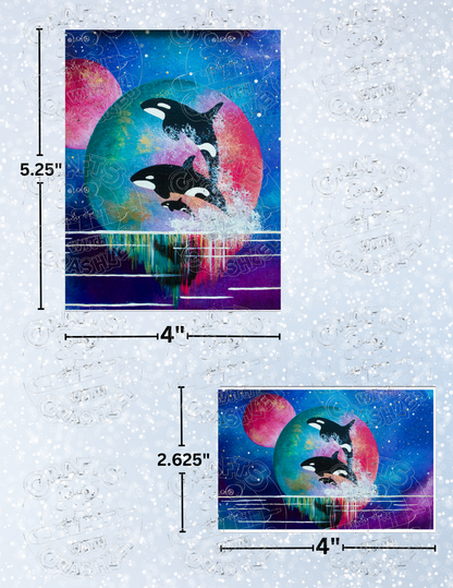 "An Evening Swim" by ©Deborah Malcolm Decorative Diamond Painting Release Papers