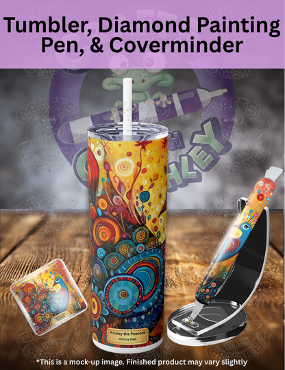 "Paisley the Peacock" by ©Stacy Deal Premium Accessories for Diamond Painting